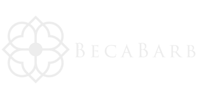 logo beca barb cinza